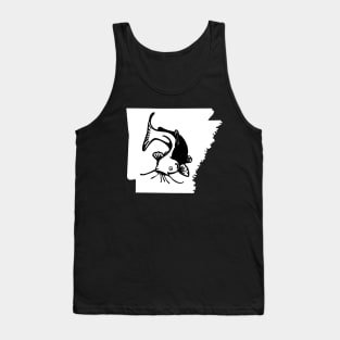 Arkansas Catfish Fishing Fish Fisherman State Tank Top